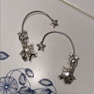 Silver Star Earrings